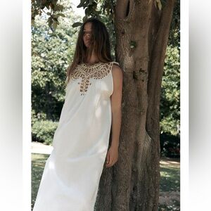 ZARA LIMITED EDITION COMBINATION COTTON DRESS